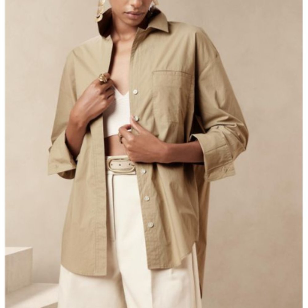 NWT; Khaki The Oversized Tunic